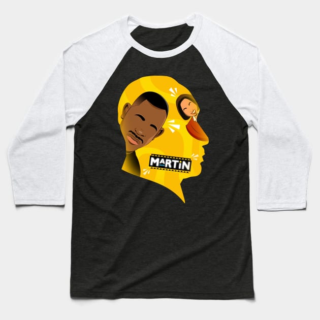 martin comedy black show Baseball T-Shirt by jan jeiju